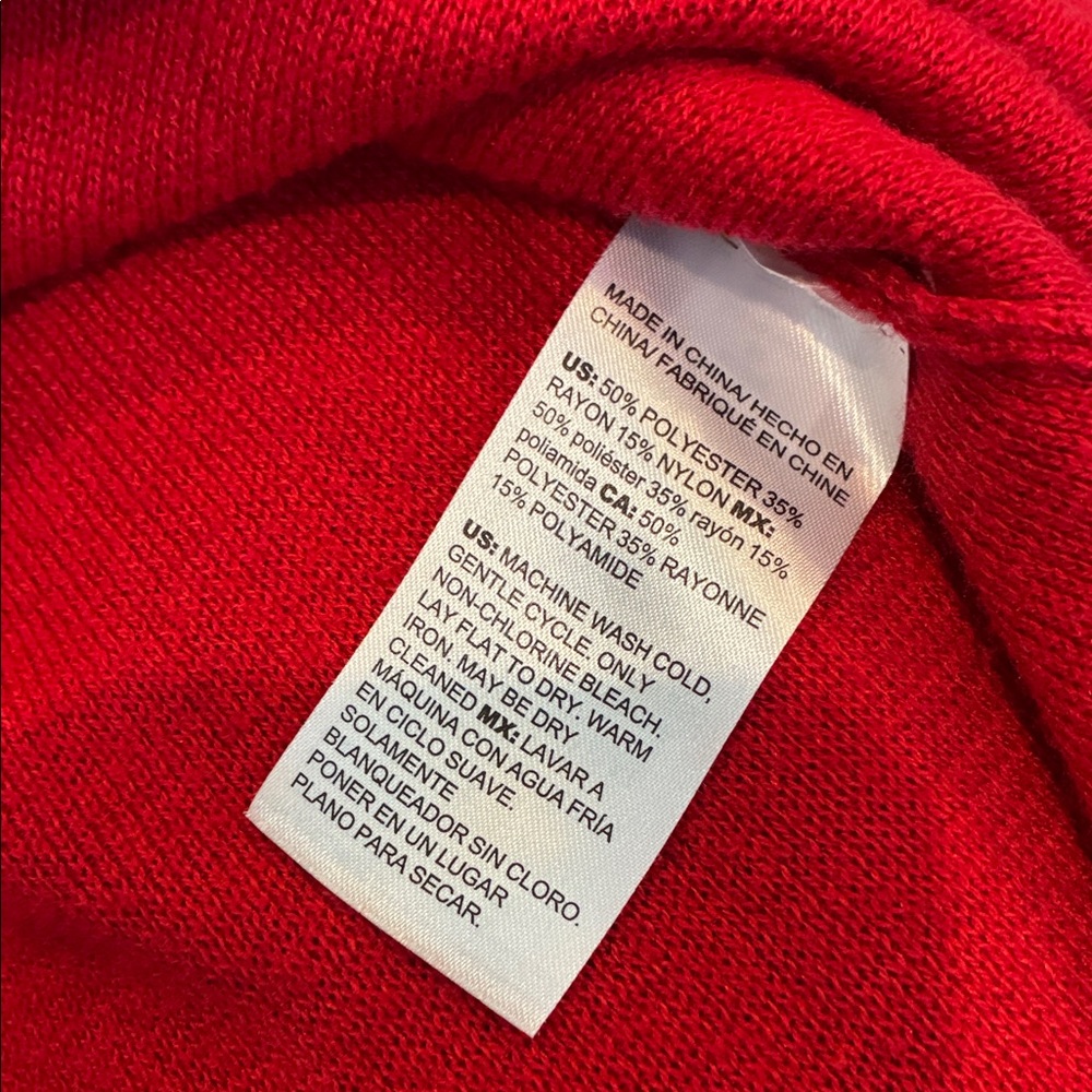 Chico's Vibrant Red Knit Top - Picture 6 of 6